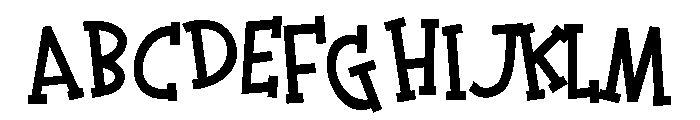 PN Grumps Bold Font UPPERCASE