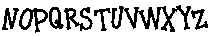 PN Grumps Bold Font UPPERCASE