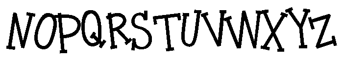 PN Grumps Font UPPERCASE