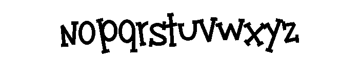 PN Grumps Font LOWERCASE