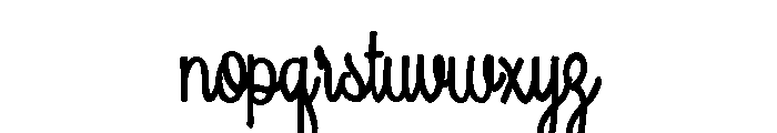 PN Happy Medium Condensed Bold Font LOWERCASE