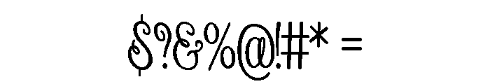PN Happy Medium Condensed DemiBold Font OTHER CHARS