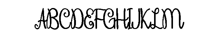PN Happy Medium Condensed DemiBold Font UPPERCASE