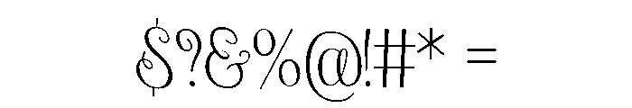 PN Happy Medium Condensed Font OTHER CHARS