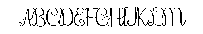 PN Happy Medium Condensed Font UPPERCASE