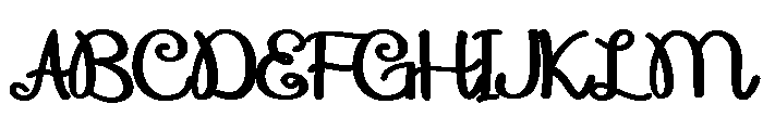 PN Happy Medium Expanded Bold Font UPPERCASE