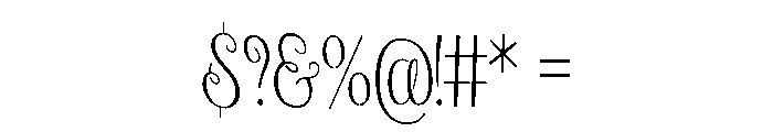PN Happy Medium Stencil Condensed Font OTHER CHARS