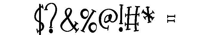 PN Happy Valentines Condensed Font OTHER CHARS