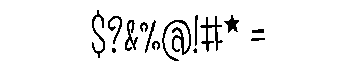 PN High Point Stencil Condensed Font OTHER CHARS