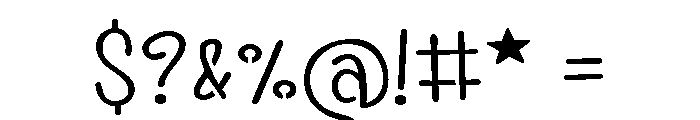 PN High Point Stencil Expanded Font OTHER CHARS