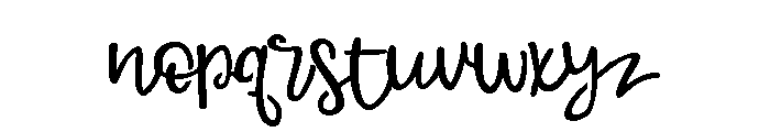 PN High Point Stencil Expanded Font LOWERCASE