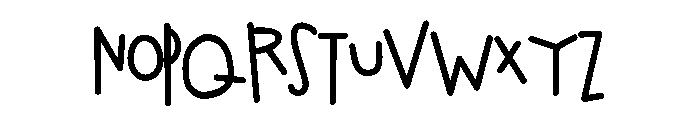 PN Homeless Bold Font UPPERCASE