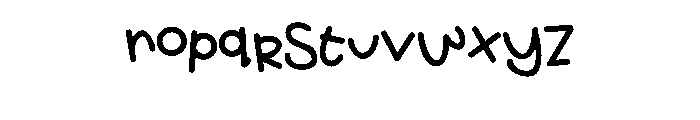 PN Homeless Bold Font LOWERCASE