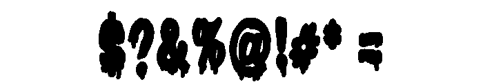 PN Ice Cream Plunge Condensed Font OTHER CHARS