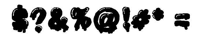PN Ice Cream Plunge Too Expanded Font OTHER CHARS