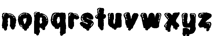PN Ice Cream Plunge Too Expanded Font LOWERCASE