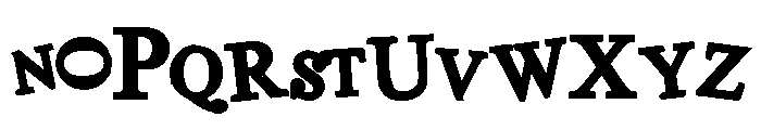 PN Inclinerator Bold Font UPPERCASE