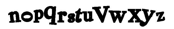PN Inclinerator Bold Font LOWERCASE