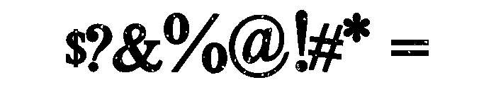 PN Inclinerator Font OTHER CHARS