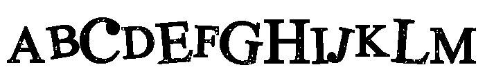 PN Inclinerator Font UPPERCASE