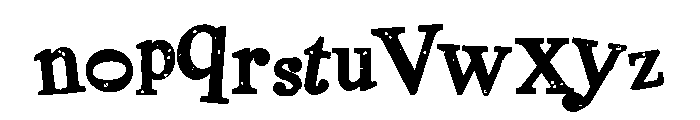 PN Inclinerator Font LOWERCASE