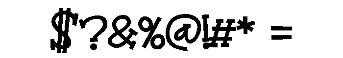 PN Jack Sprat Bold Font OTHER CHARS