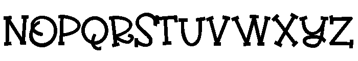 PN Jack Sprat Bold Font UPPERCASE