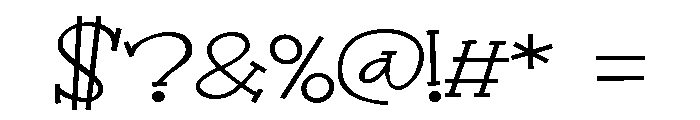 PN Jack Sprat Expanded Font OTHER CHARS