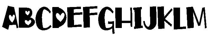PN Jelly Romance Extra-condensed Font UPPERCASE