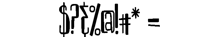 PN Jillion Dollars Condensed Font OTHER CHARS