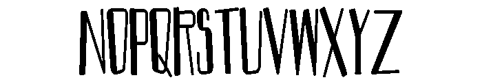 PN Jillion Dollars Condensed Font UPPERCASE