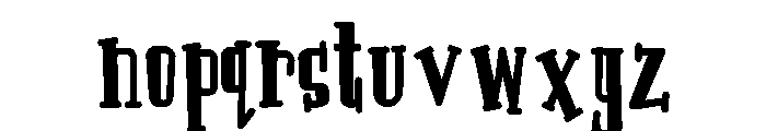 PN Jillion Dollars Serif Bold Font LOWERCASE