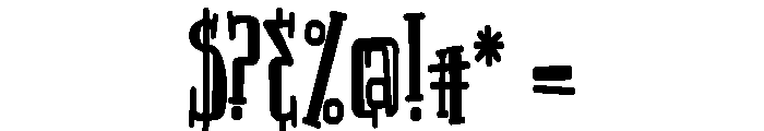 PN Jillion Dollars Serif Condensed Bold Font OTHER CHARS