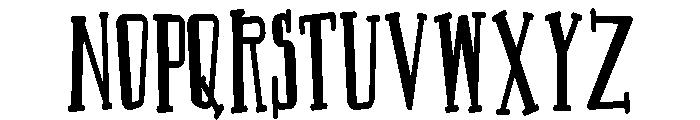 PN Jillion Dollars Serif Condensed Bold Font UPPERCASE