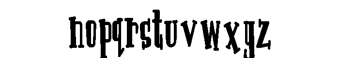 PN Jillion Dollars Serif Condensed Bold Font LOWERCASE