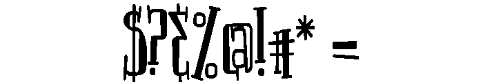 PN Jillion Dollars Serif Condensed Font OTHER CHARS