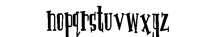 PN Jillion Dollars Serif Condensed Font LOWERCASE
