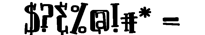 PN Jillion Dollars Serif Expanded Bold Font OTHER CHARS