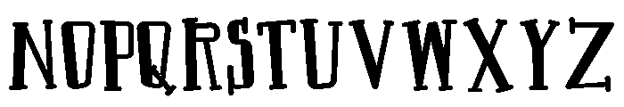 PN Jillion Dollars Serif Expanded Bold Font UPPERCASE
