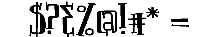 PN Jillion Dollars Serif Expanded Font OTHER CHARS