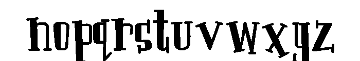 PN Jillion Dollars Serif Expanded Font LOWERCASE