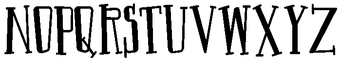 PN Jillion Dollars Serif Font UPPERCASE