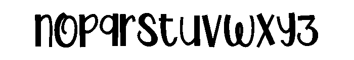 PN Juicehead Font LOWERCASE