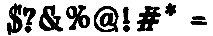 PN Jummalo Bold Font OTHER CHARS