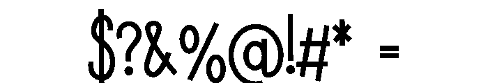 PN Kicking and Screaming Font OTHER CHARS