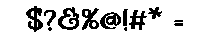 PN Laughlines Bold Font OTHER CHARS