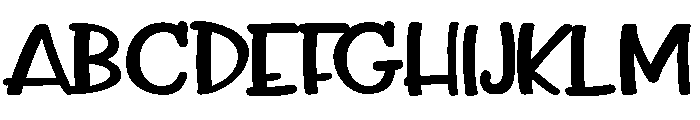 PN Laughlines Bold Font UPPERCASE
