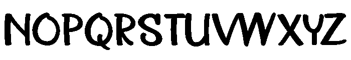 PN Laughlines Bold Font UPPERCASE