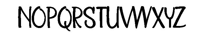 PN Laughlines Condensed Font UPPERCASE