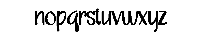 PN Laughlines Condensed Font LOWERCASE